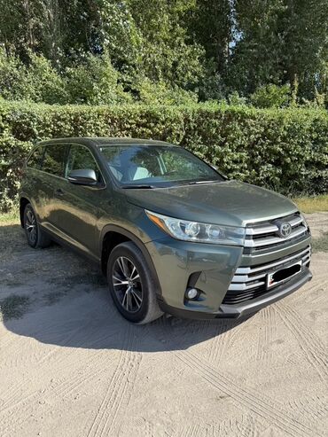 машина алам рассрочкага: Toyota Highlander: 2019 г., 3.5 л, Автомат, Бензин, Жол тандабас