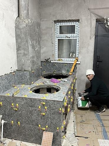 Укладка плитки: Плиточные работы под ключ. Профессиональная укладка керамогранита и — 6