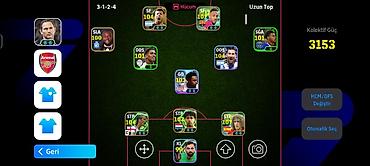 mt 9: EFootball 2024 hesabı - - Klub/emblem seçimi: Arsenal - Oyun içi — 1