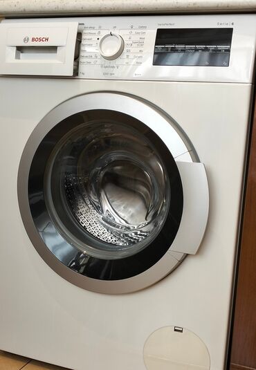Paltaryuyan maşınlar: Paltaryuyan maşın Bosch, 7 kq, İşlənmiş, Avtomat, Qurutma var, Ünvandan götürmə