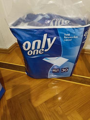 Yataq qoruyucu örtü. 90 / 60 ölçü 30 ədədlik bağlamanın üstündən