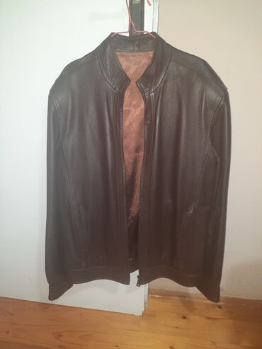 colmar jakne srbija: Leather jacket Genuine leather, M (EU 50), S (EU 48), color - Brown