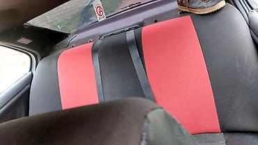 bmw e36 kuza: BMW 3 Series E36 sedan, qara rəng. - Kuzov: aerodinamik body-kit, ön — 7