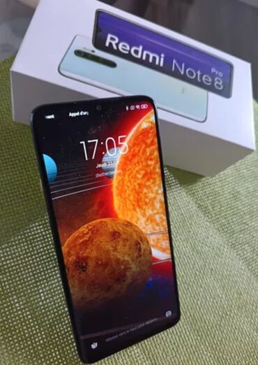 redmi telfonu islenmis: Redmi Note 8 Pro, 64 GB, rəng - Qara, İki sim kartlı
