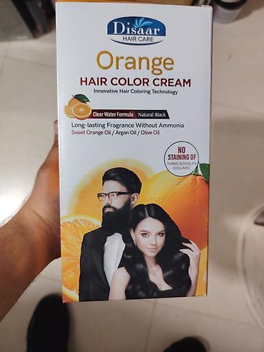 bas: Məhsul: Disaar Hair Care – Orange Hair Color Cream (Natural Black) — 3