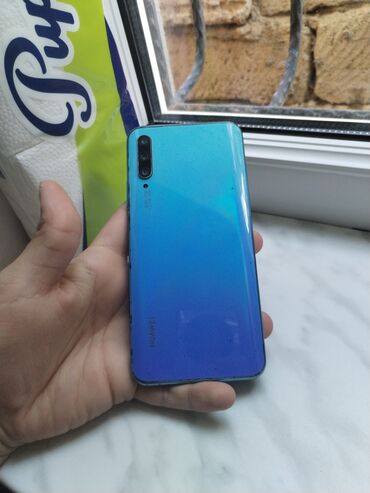 2 ci əl telefonlar: Huawei Y9s, 128 ГБ, цвет - Голубой, Сенсорный, Отпечаток пальца, Беспроводная зарядка
