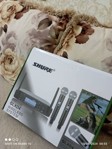 mikrafon pc: SHURE MİKRAFON.TƏP TƏZƏDİR. İDEAL.HEÇ QİRILMA VERMİR.OZUMDE BUNDAN