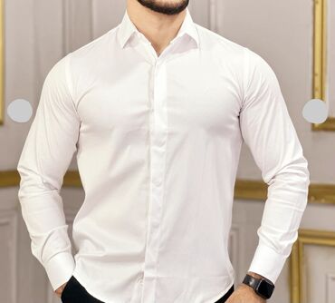 kisi koynekleri klassik: Köynək, M (EU 38), rəng - Ağ