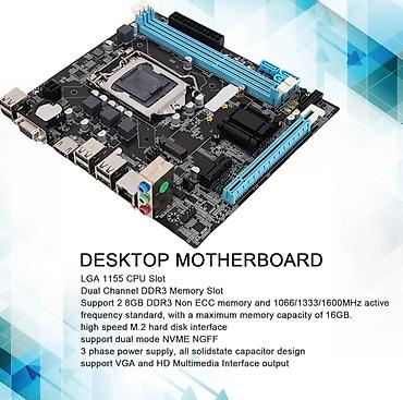 lga 1155 cpu: Ana plata Star H61 (LGA 1155 / DDR3) — köhnə nəsil büdcəli, kompakt və — 3