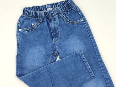 spodnie baggy jeans: Jeans, Y.F.K., 8 years, 128, condition - Perfect