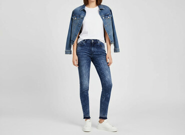 jeansy dla wysokich kobiet: Jeans for women, size L