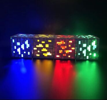 arshia столовые приборы цены: Продаются светящиеся лампы Minecraft. Цены кубика - 10 AZN( в синем