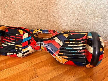 Электротранспорт: Rəngarəng dizayna malik iki təkərli hoverboard (özübalanslı skuter) - — 2