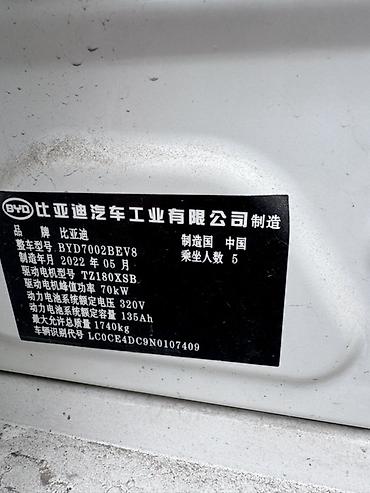 BYD: BYD E2: 2022 г., Автомат, Электромобиль, Хэтчбэк — 10