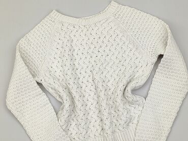 sweterek biały 140: Sweterek, 11 lat, 140-146 cm, stan - Dobry