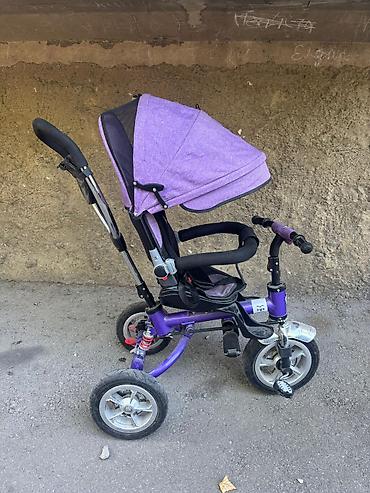 velosiped 3 tekerli: Real aliciya endirim olacaq Uşaq üçtəkərli velosipedi – bənövşəyi rəng — 3