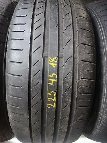 Шины 225 / 45 / R 18, Лето, Б/у, 1 шт, Легковые, Япония