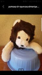 Oyuncaqlar: Yumşaq Şir oyuncaq. Almaniya istehsalı. Təzə. Qiyməti - 35 azn — 4