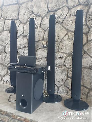 Musiqi mərkəzləri: LG ev kinoteatrı 5.1 kanal Komplekt: - 4 ədəd hündür “tower” ön/arxa — 4