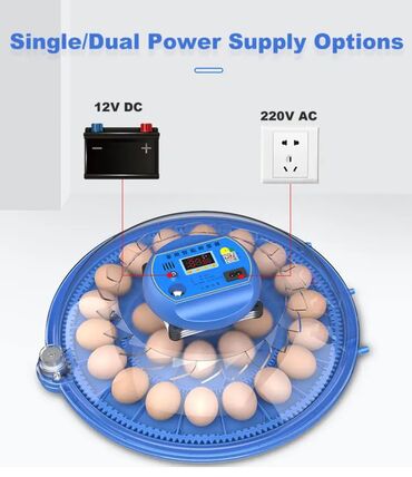 Oprema za kućne ljubimce: INKUBATOR Automatski nove generacije za 26 jaja 12v/220v — 7