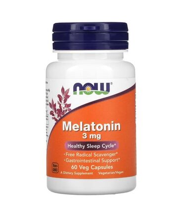İnformatika: Now Foods tərəfindən istehsal olunan bu melatonin əlavəsi sağlam yuxu