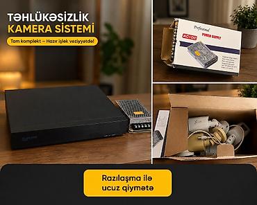 dvr 8 port: TƏCİLİ AŞAĞI QİYMƏTƏ SATILIR‼️Kamera Komplektin tərkibi: - Eurosec — 1