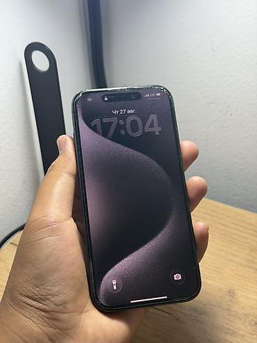 cd disk: IPhone 15 Pro, Б/у, 256 ГБ, Черный, Чехол, 80 % — 5