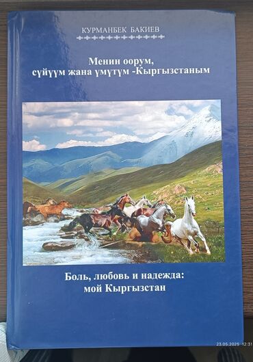 Художественная литература: "Курманбек Бакиев". Книга Курманбека Бакиева под названием «Боль
