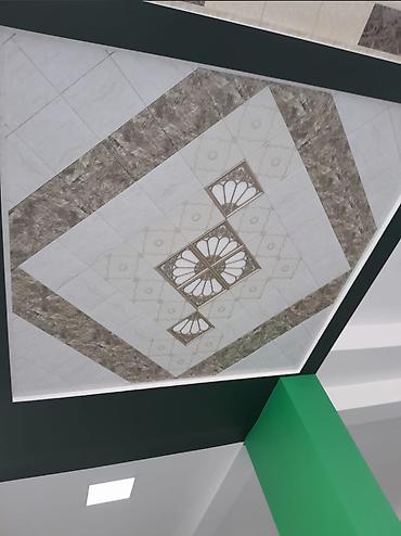 Asma tavanlar: Alminyum asma tavanların geniş çeşidləri var yeni model keram rənginə — 4