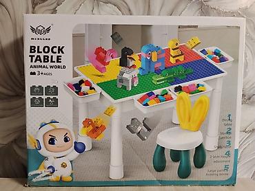 game insight: Многофункциональный детский стол для конструкторов MengGao BLOCK TABLE — 2