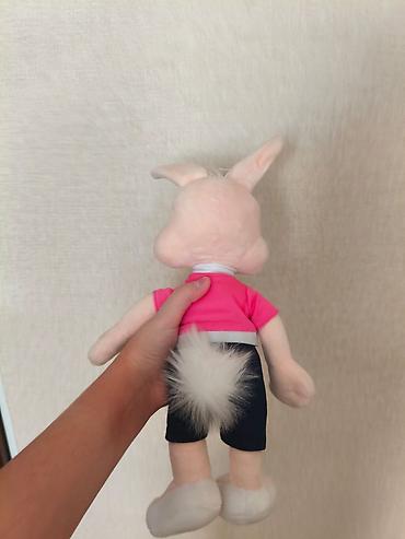 oyuncaql: Yumşaq oyuncaq dovşan kukla - Material: yumşaq plyuş, toxunuşa xoş — 2