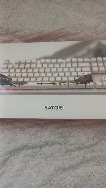 Настольные ПК и комплектующие: Məhsul: RGB işıqlanmaya malik, yığcam mexaniki klaviatura (ağ rəng — 7