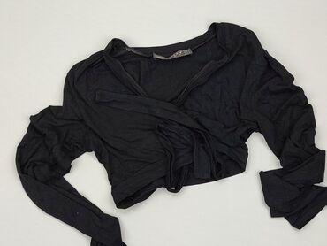 bluzki czarne z długim rękawem: Блуза жіноча, S, стан - Хороший