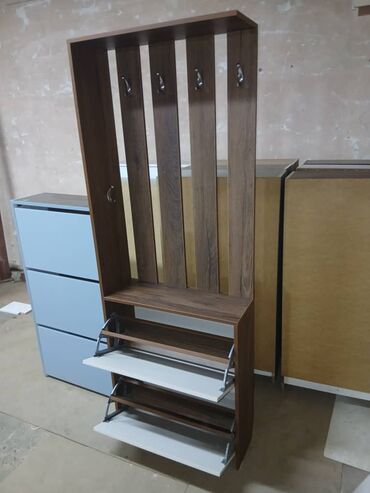 Гарнитуры для прихожей: Гарнитур для прихожей, Вешалка, ДСП, цвет - Белый — 10