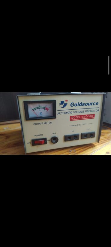 Metal məhsulları: Goldsource Automatic Voltage Regulator – Model: SVC-1000 təcili