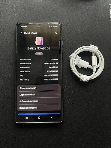 samsung z fold: Samsung note 20 5G 2025 8/256 На задней крышке без потёртостей от — 1