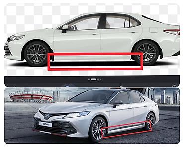 наружные накладки: Наружные накладки порогов Toyota, 2020 г., Б/у, Оригинал — 1