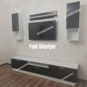 Sifarişlə TV stendlər: Siyirməli, Polkalı, Sadə laminat, Azərbaycan, Zəmanətli, Kredit yoxdur — 1