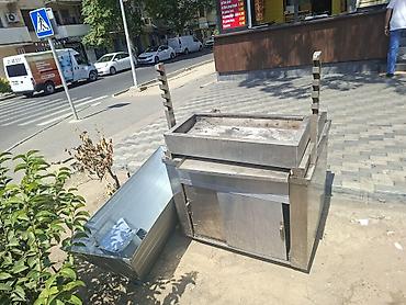 Оборудование для ресторанов, кафе: Paslanmayan poladdan hazırlanmış peşəkar şiş kabab/şamıyaxan mangal — 4