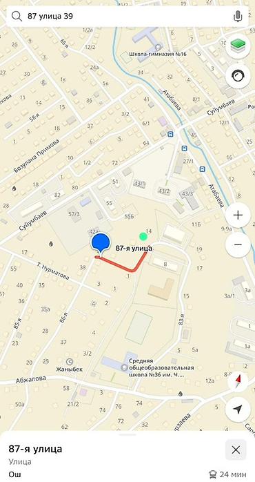 Продажа коттеджей и домов: Продается дом в элитном районе Оша! Участок 6 соток Дом 6 комнат — 9