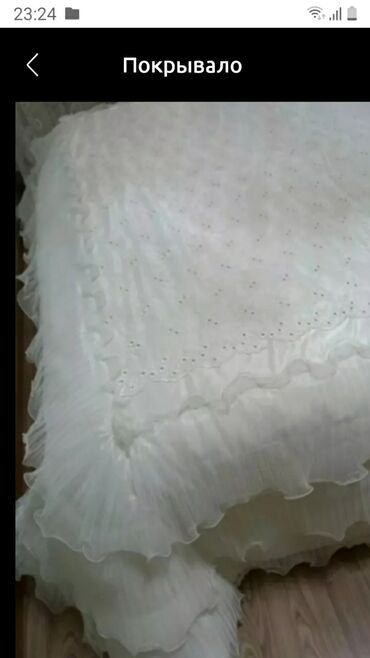 ткани баку: Покрывало Для кровати, цвет - Белый