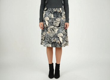 asymetryczne spódnice czarne: Spódnica damska, rozmiar S