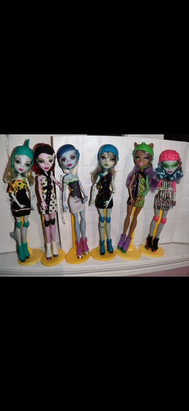 Чайники: Monster High temalı kolleksiya kuklaları dəsti. - 6 ədəd kukla