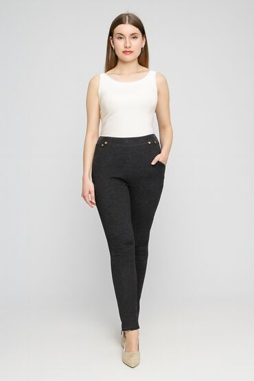 szlafrok c: Roberto Cavalli, Spodnie materiałowe damskie, M