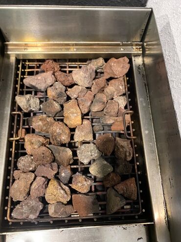 Mətbəx üçün digər texnika: Ümumi olaraq 4 defe istifade olub. Vulkan daşları var içinde — 2