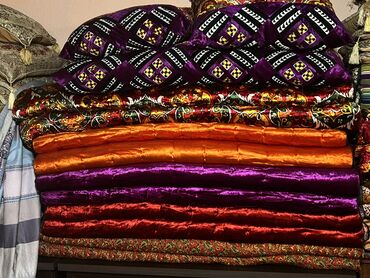 покрывало для кушетки: Тошок Новый, Жер төшөк, цвет - Оранжевый, Красный, Фиолетовый, Платная доставка