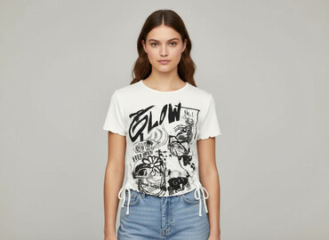t shirty gucci: Bershka, Футболка жіноча, розмір XS