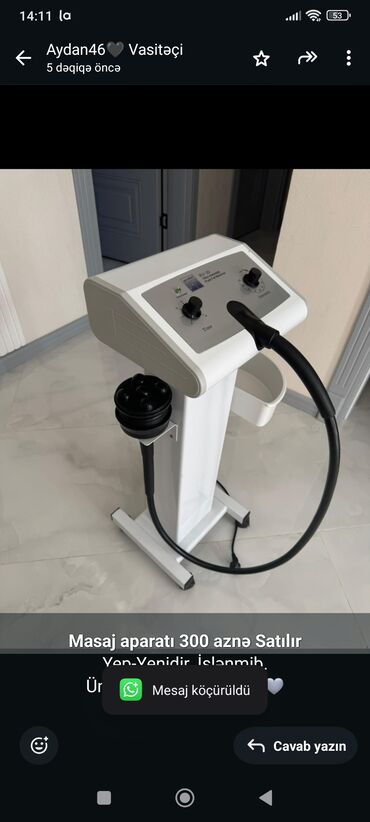 Manikür, pedikür aparatları: *Masaj aparatı 300 aznə Satılır* Yep-Yenidir. İşlənmib. Ünvan