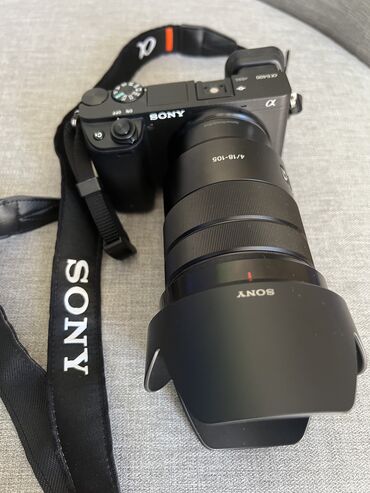 Fotokameralar: Sony Alpha A6400 (фотоаппарат) Sony E PZ 18-105mm f/4 G OSS(объектив)
