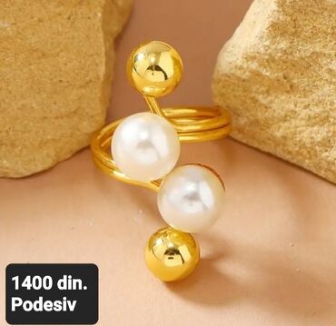 pidzama iz jednog dela: Women's ring, Material: Pearl